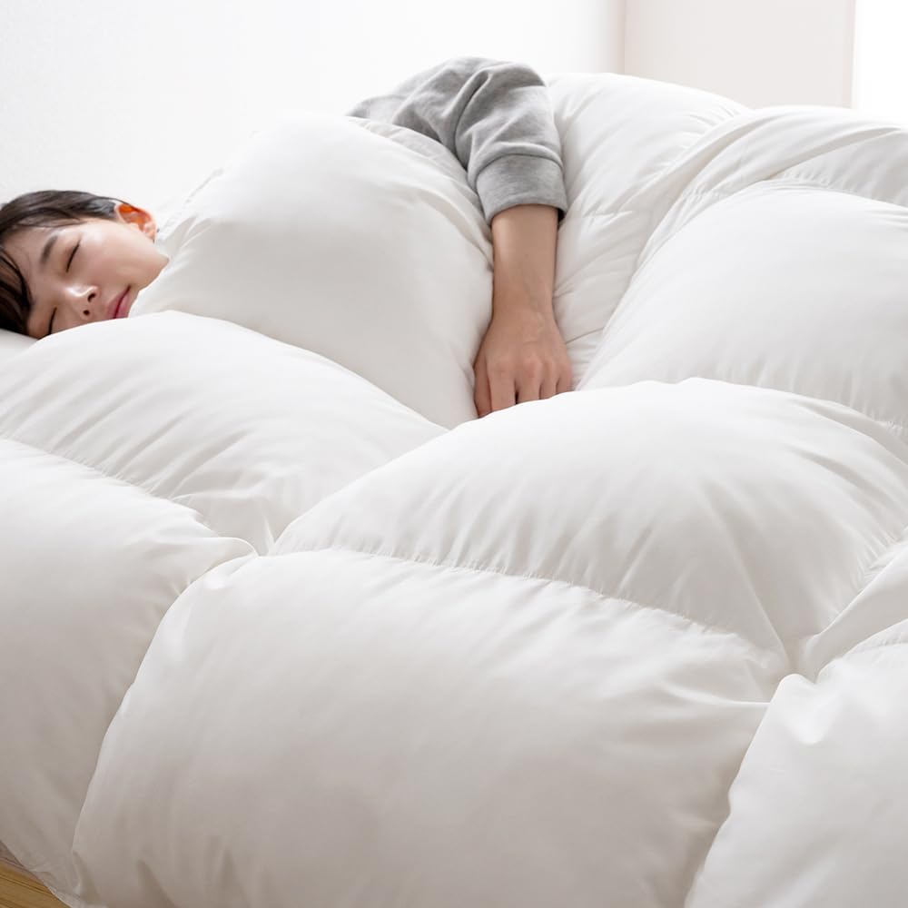 羽毛布団 クイーン クィーン ポーランド産ホワイトマザーグース 日本製